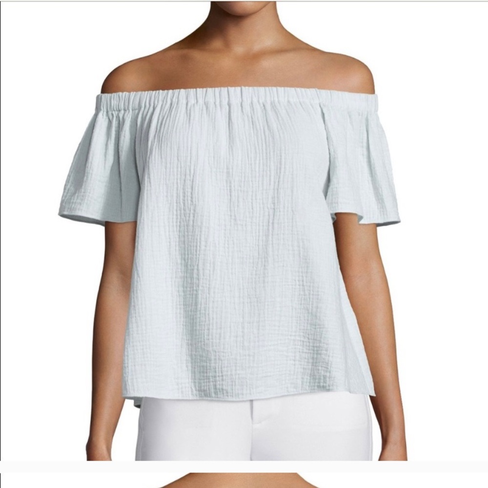 Rebecca Taylor green mint top